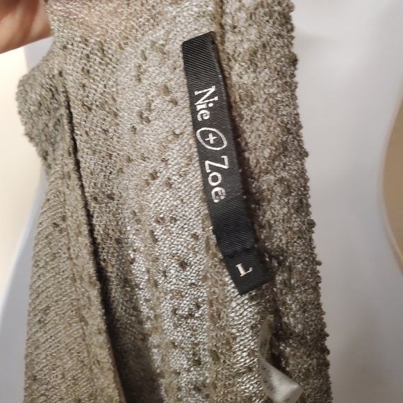 NIC+ZOE GREY/GRAY-LIKE DRESS SIZE - LARGE - Picture 6 of 6